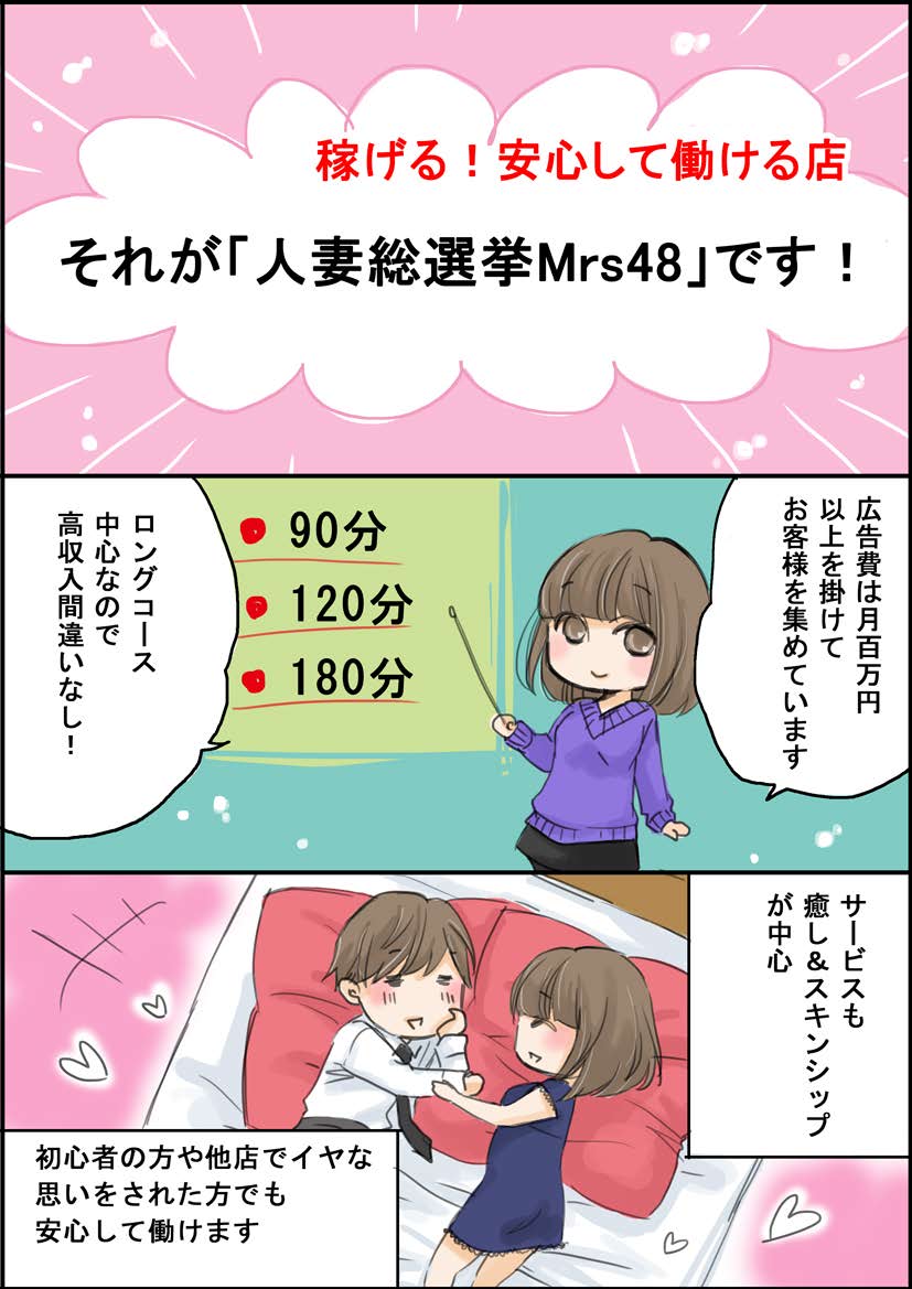 人妻総選挙Mrs48の求人マンガ(page1)